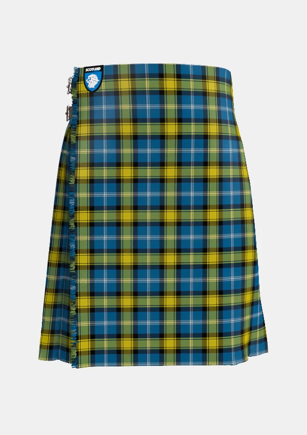 Traditional_Doddie_Weir_tartan_front_image_with_pleated_design_and_adjustable_buckles_for_men