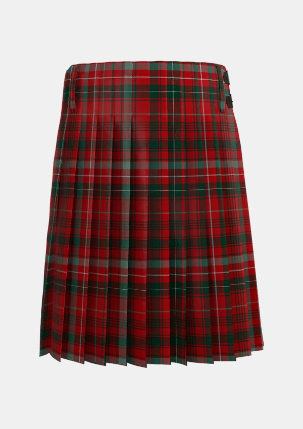 Traditional_Donald_of_Staffas_Sett_Tartan_4689_kilt_back_image_with_pleated_design_and_adjustable_buckles_for_men