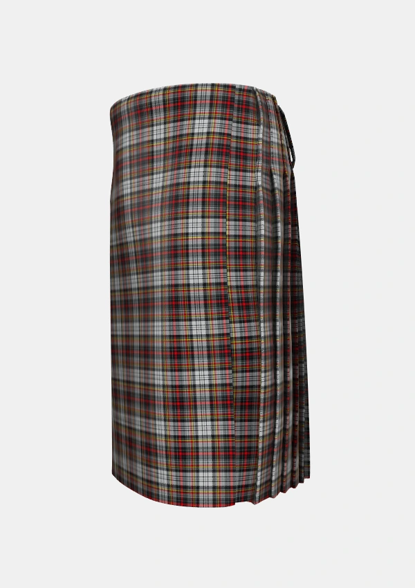 Traditional_Douglas_Ancient_Dress_WCWM_Tartan_1310_kilt_left_image_with_pleated_design_and_adjustable_buckles_for_men