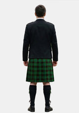 Traditional_Douglas_Black_Tartan_1029_Kilt_and_Argyle_Jacket_Kilt_Outfits_back_image
