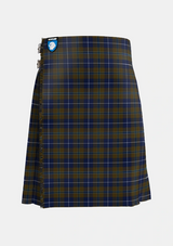Traditional_Douglas_Brown_Tartan_2523_kilt_front_image_with_pleated_design_and_adjustable_buckles_for_men
