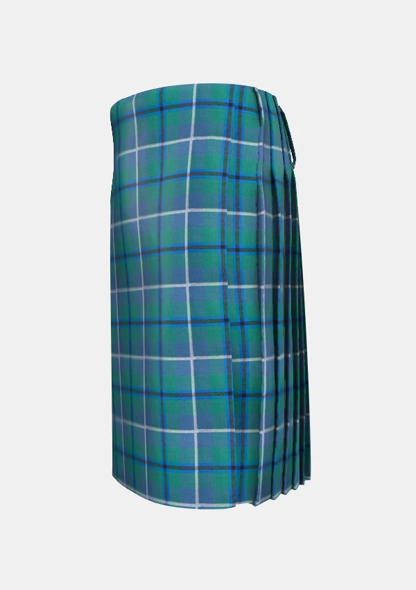Traditional_Douglas_Tartan_kilt_left_image_with_pleated_design_and_adjustable_buckles_for_men