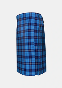 Traditional_Douglas_Variation_Tartan_1755_kilt_left_image_with_pleated_design_and_adjustable_buckles_for_men