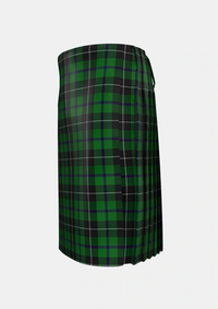 Traditional_Douglas_alternative_threadcount_Tartan_4083_kilt_left_image_with_pleated_design_and_adjustable_buckles_for_men