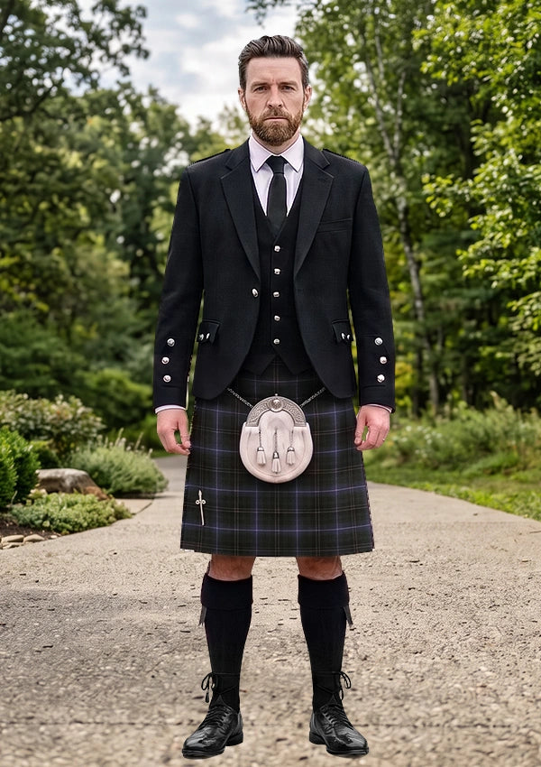 Traditional_Dow_Aerlift_Tartan_10704_Kilt_and_Argyle_Jacket_Kilt_Outfit_front_image