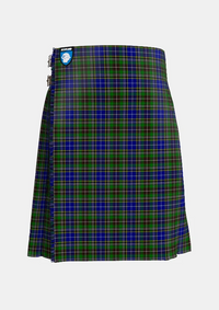Traditional_Dowling_Tartan_4708_kilt_front_image_with_pleated_design_and_adjustable_buckles_for_men