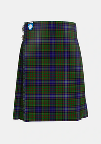 Traditional_Drennan_Tartan_4710_kilt_front_image_with_pleated_design_and_adjustable_buckles_for_men