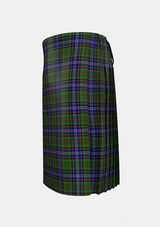 Traditional_Drennan_Tartan_4710_kilt_left_image_with_pleated_design_and_adjustable_buckles_for_men