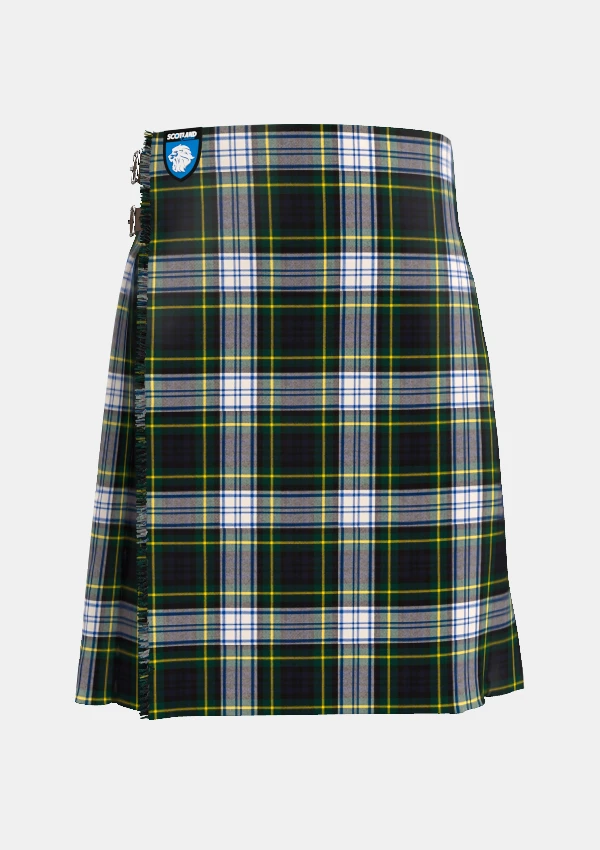 Traditional_Dress_Gordon_tartan_front_image_with_pleated_design_and_adjustable_buckles_for_men