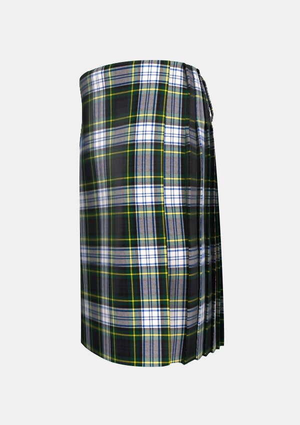 Traditional_Dress_Gordon_tartan_left_image_with_pleated_design_and_adjustable_buckles_for_men