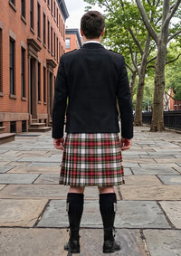 Traditional_Dress_Stewart_Tartan_Kilt_and_Argyle_Jacket_Kilt_Outfit_back_image