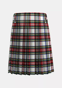 Traditional_Dress_Stewart_Tartan_kilt_back_image_with_pleated_design_and_adjustable_buckles_for_men