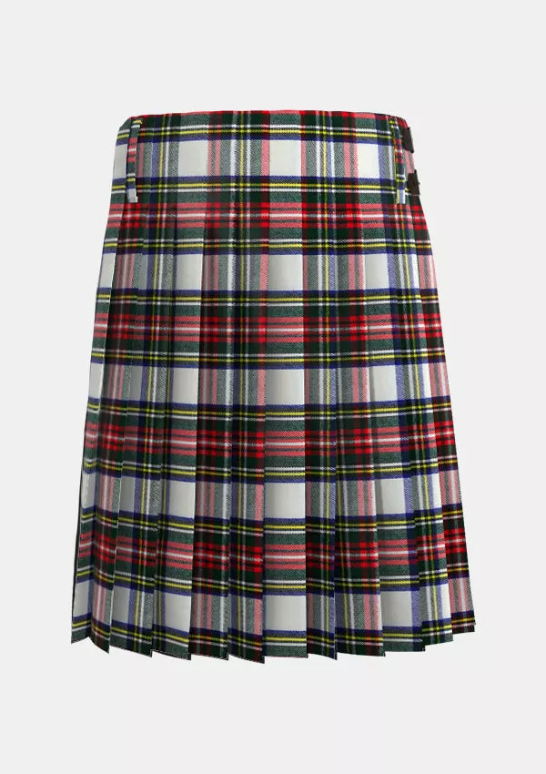 Traditional_Dress_Stewart_Tartan_kilt_back_image_with_pleated_design_and_adjustable_buckles_for_men
