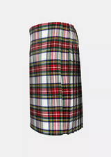 Traditional_Dress_Stewart_Tartan_kilt_left_image_with_pleated_design_and_adjustable_buckles_for_men