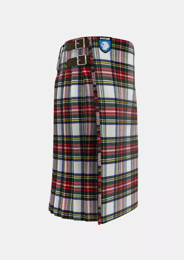 Traditional_Dress_Stewart_Tartan_kilt_right_image_with_pleated_design_and_adjustable_buckles_for_men