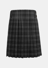 Traditional_Drummond_Grey_Tartan_1125_kilt_back_image_with_pleated_design_and_adjustable_buckles_for_men