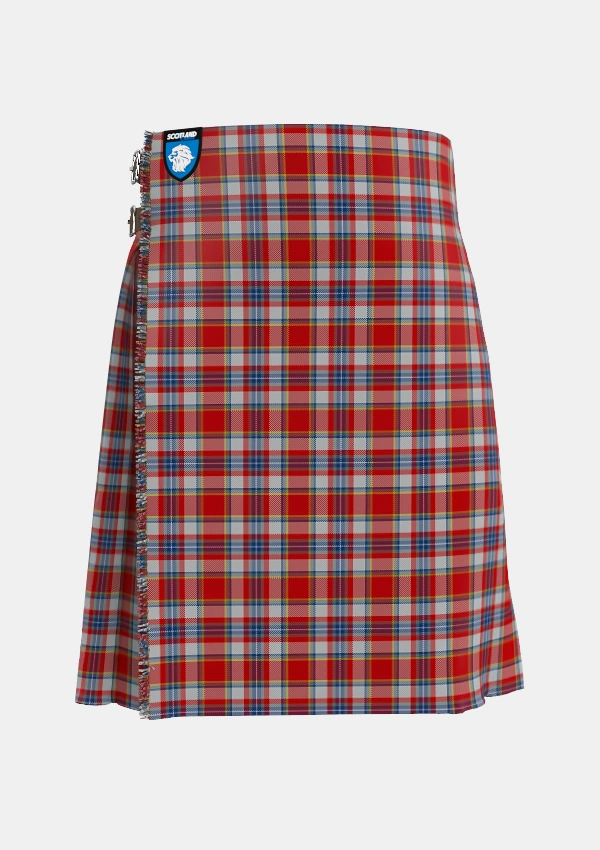 Traditional_Drummond_of_Perth_Dress_2_Tartan_1719_kilt_front_image_with_pleated_design_and_adjustable_buckles_for_men