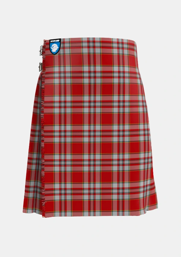 Traditional_Drummond_of_Perth_Dress_3_Tartan_1720_kilt_front_image_with_pleated_design_and_adjustable_buckles_for_men