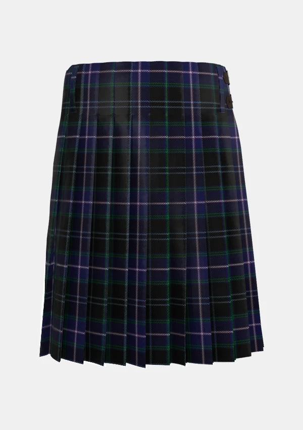 Traditional_Dugan_Tartan_7483_kilt_back_image_with_pleated_design_and_adjustable_buckles_for_men