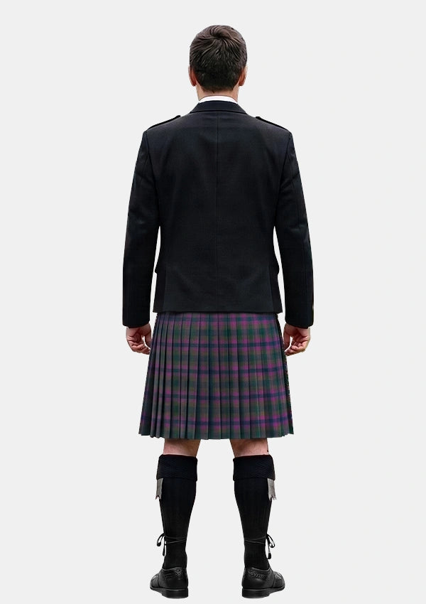 Traditional_Dunans_Rising_Tartan_10821_Kilt_and_Argyle_Jacket_Kilt_Outfits_back_image