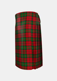 Traditional_Dunbar_tartan_left_image_with_pleated_design_and_adjustable_buckles_for_men