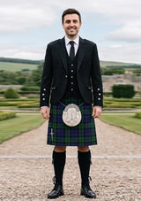 Traditional_Dundas_tartan_1041_Kilt_and_Argyle_Jacket_Kilt_Outfit_front_image