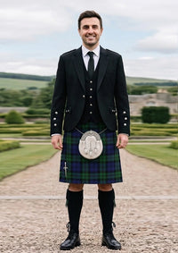 Traditional_Dundas_tartan_1041_Kilt_and_Argyle_Jacket_Kilt_Outfit_front_image