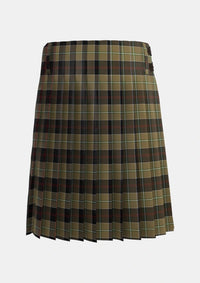 Traditional_Dunlop_Hunting_Tartan_1205_kilt_back_image_with_pleated_design_and_adjustable_buckles_for_men