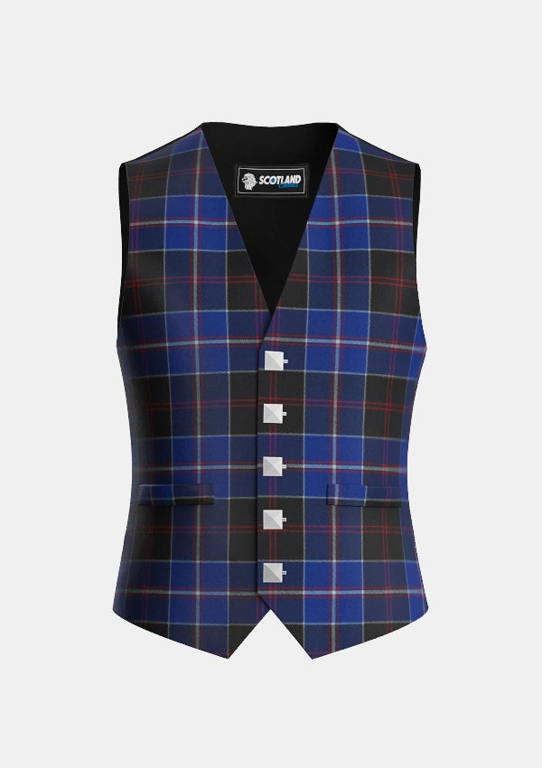 Traditional_Dunlop_tartan_1197_Waistcoat_front_image