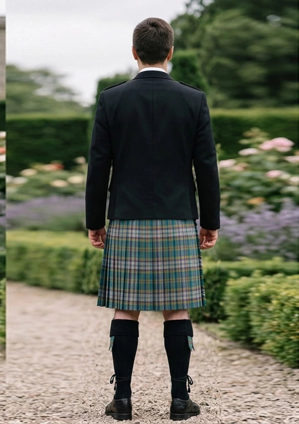 Traditional_Dunn_tartan_6481_Kilt_and_Argyle_Jacket_Kilt_Outfit_back_image