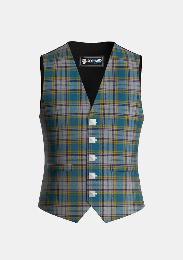 Traditional_Dunn_tartan_6481_Waistcoat_front_image