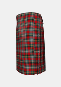 Traditional_Dunne_Jordan_Tartan_12433_kilt_left_image_with_pleated_design_and_adjustable_buckles_for_men