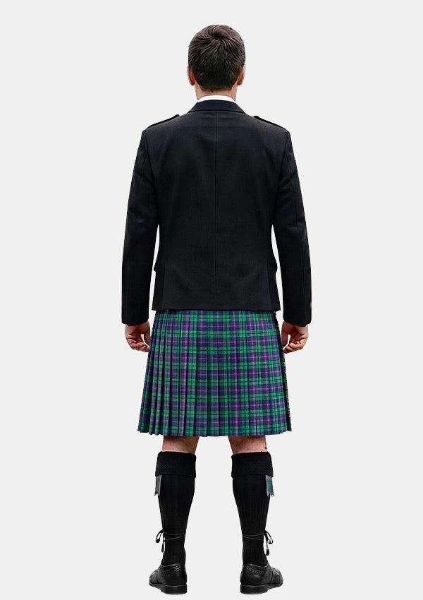 Traditional_Durham_Tartan_Kilt_and_Argyle_Jacket_Kilt_Outfits_back_image