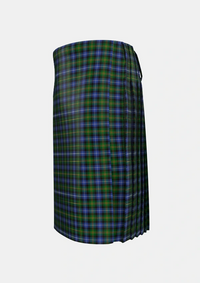 Traditional_Dyce_3_Tartan_1266_kilt_left_image_with_pleated_design_and_adjustable_buckles_for_men