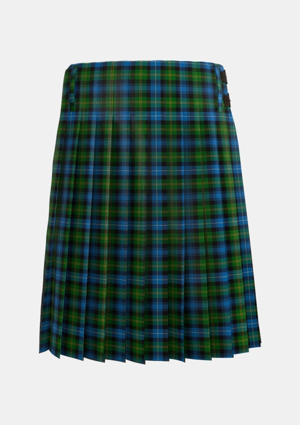 Traditional_Dyce_Tartan_291_kilt_back_image_with_pleated_design_and_adjustable_buckles_for_men