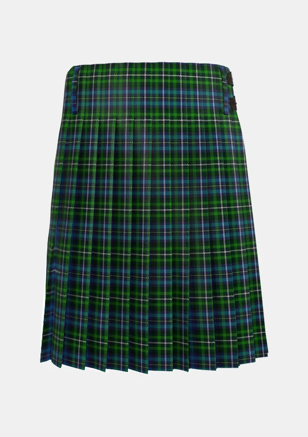 Traditional_Dyer_Tartan_4027_kilt_back_image_with_pleated_design_and_adjustable_buckles_for_men