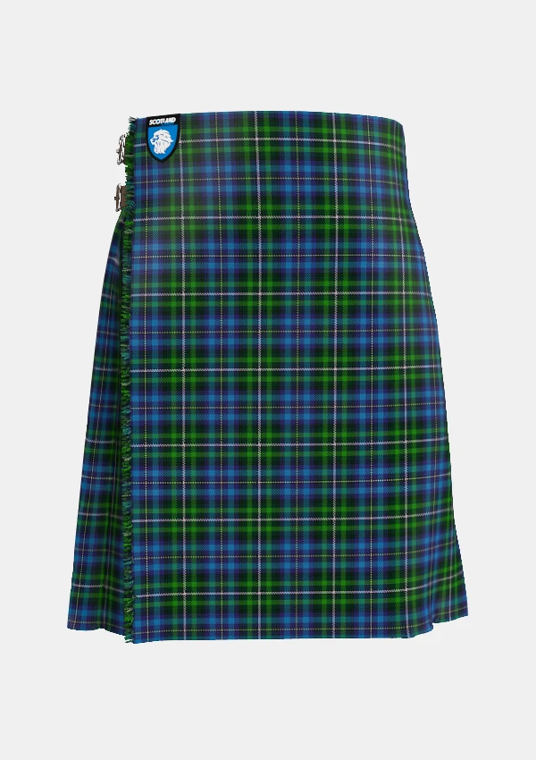 Traditional_Dyer_Tartan_4027_kilt_front_image_with_pleated_design_and_adjustable_buckles_for_men