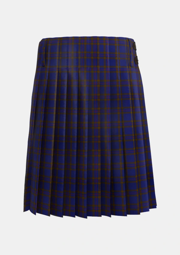 Traditional_Elliot_2_Tartan_596_kilt_back_image_with_pleated_design_and_adjustable_buckles_for_men