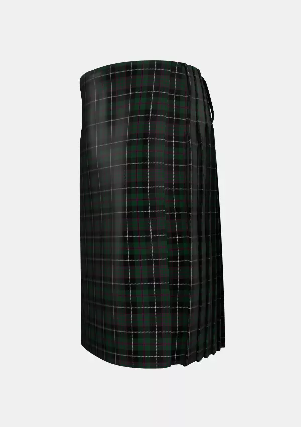 Traditional_Episcopal_Clergy_Tartan_4816_kilt_left_image_with_pleated_design_and_adjustable_buckles_for_men