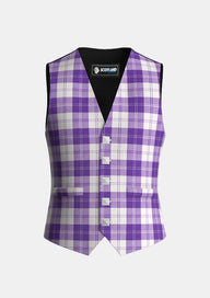 Traditional_Erskine_Purple_Tartan_Waistcoat_front_image