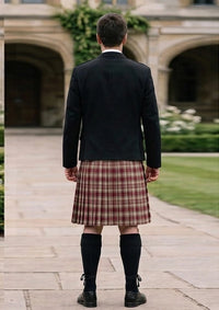 Traditional_Etive_Burgundy_Tartan_7576_Kilt_and_Argyle_Jacket_Kilt_Outfit_back_image
