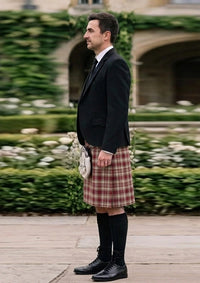 Traditional_Etive_Burgundy_Tartan_7576_Kilt_and_Argyle_Jacket_Kilt_Outfit_left_image