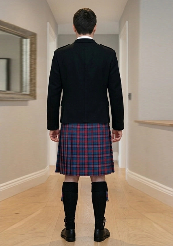 Traditional_Evans_tartan_5732_Kilt_and_Argyle_Jacket_Kilt_Outfit_back_image