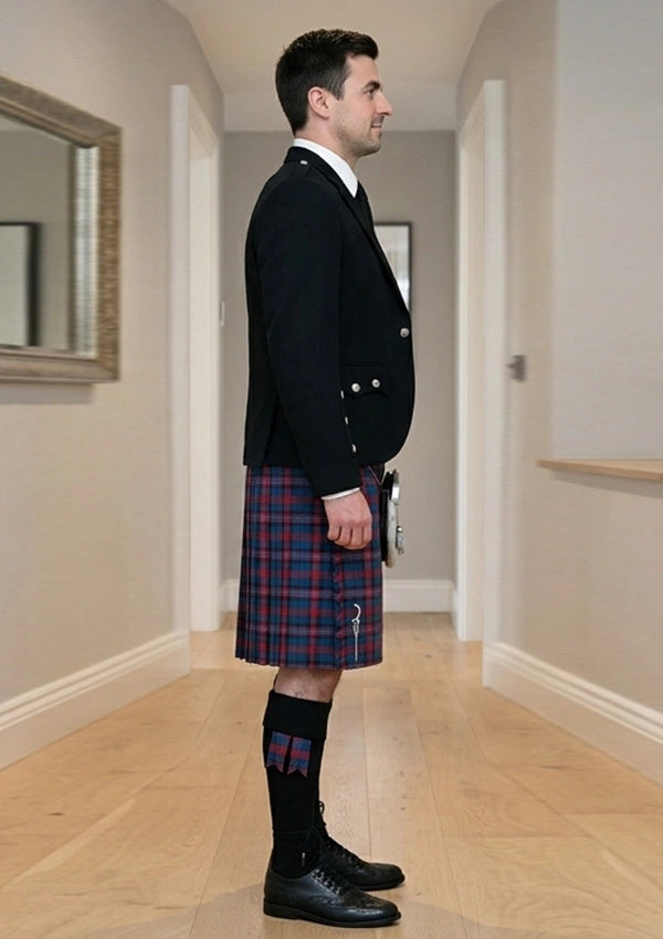 Traditional_Evans_tartan_5732_Kilt_and_Argyle_Jacket_Kilt_Outfit_right_image