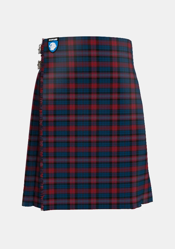 Traditional_Evans_tartan_front_image_with_pleated_design_and_adjustable_buckles_for_men