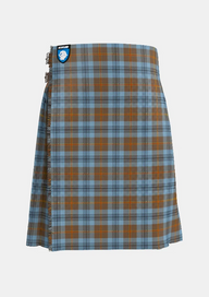 Traditional_Falkirk_Tartan_kilt_2347_front_image_with_pleated_design_and_adjustable_buckles_for_men