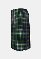 Traditional_Farquharson_Dress_Tartan_4839_kilt_left_image_with_pleated_design_and_adjustable_buckles_for_men