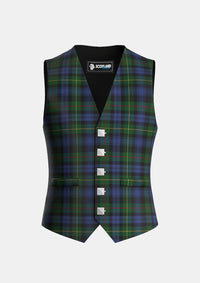 Traditional_Farquharson_Vestiarium_Scoticum_or_MacEwen_MacEwan_Tartan_1967_Waistcoat_front_image