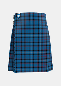 Traditional_Fitzgerald_Tartan_kilt_1419_front_image_with_pleated_design_and_adjustable_buckles_for_men