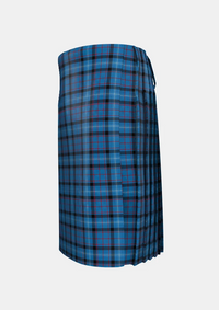 Traditional_Fitzgerald_Tartan_kilt_1419_left_image_with_pleated_design_and_adjustable_buckles_for_men